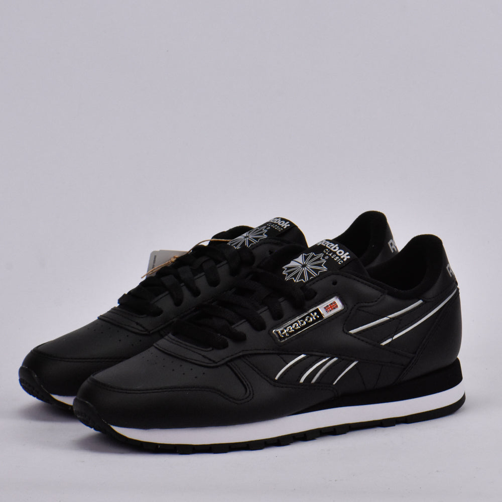REEBOK CLASSIC LEATHER BLACK/BLACK/WHITE - 100201124 - Image 10