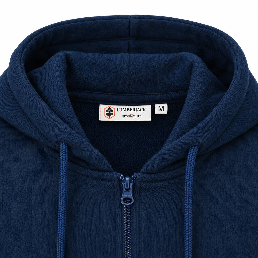 LUMBERJACK ZIP HOODIE - LBJ-00201-BLU - Image 4