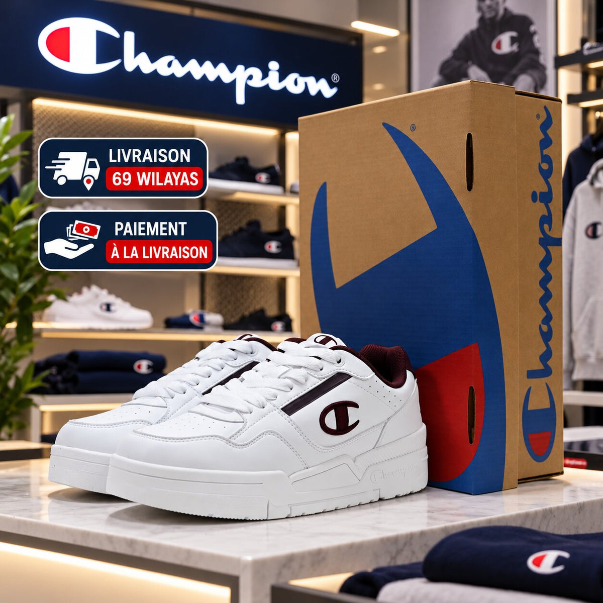 Champion RD18 Heritage Perf Low Sneakers - S22479-WW004 - Image 1