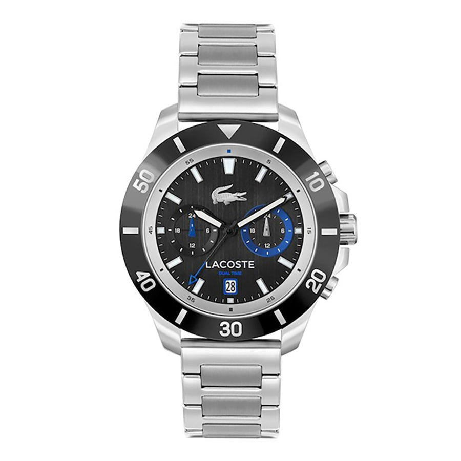 MONTRE Lacoste Stainless Steel Black Dial Multi-function Men\'s Watch - 2011342 - Image 1