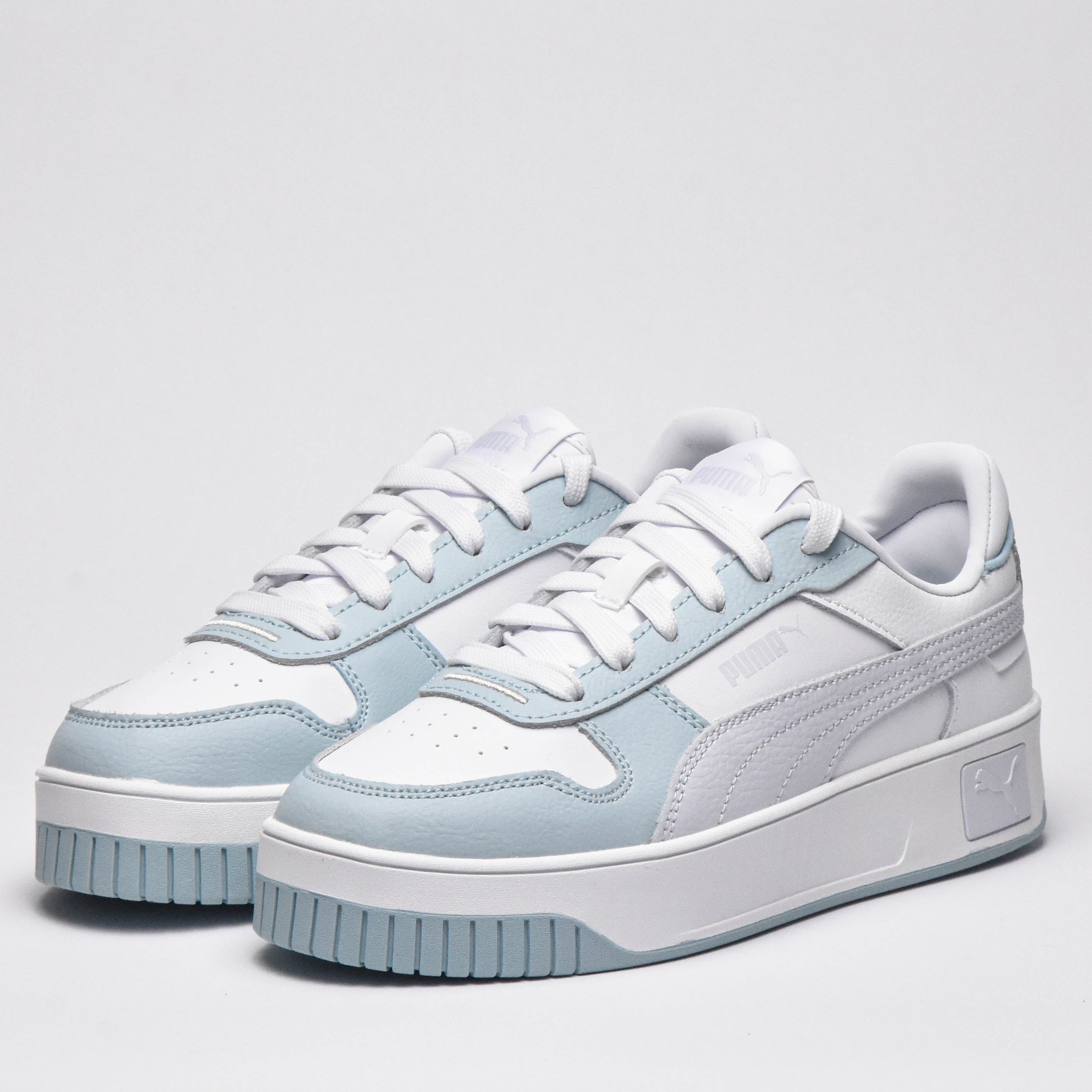 PUMA CARINA STREET JR WHITE SILVER MIST - 393846-07 - Image 2