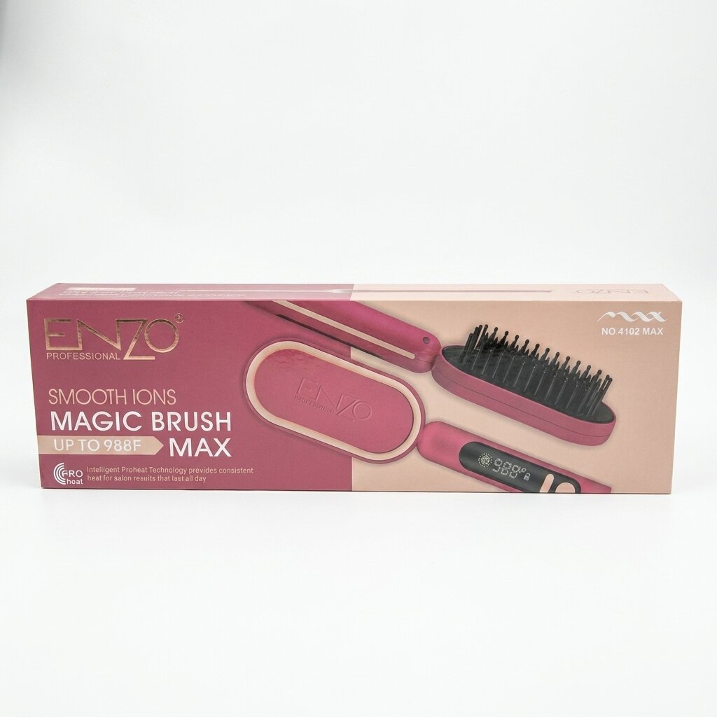 ENZO PROFESSIONAL Peigne Pour Cheveux Chauffante Lissante Pro 988F° - NO.4102BU - Image 3