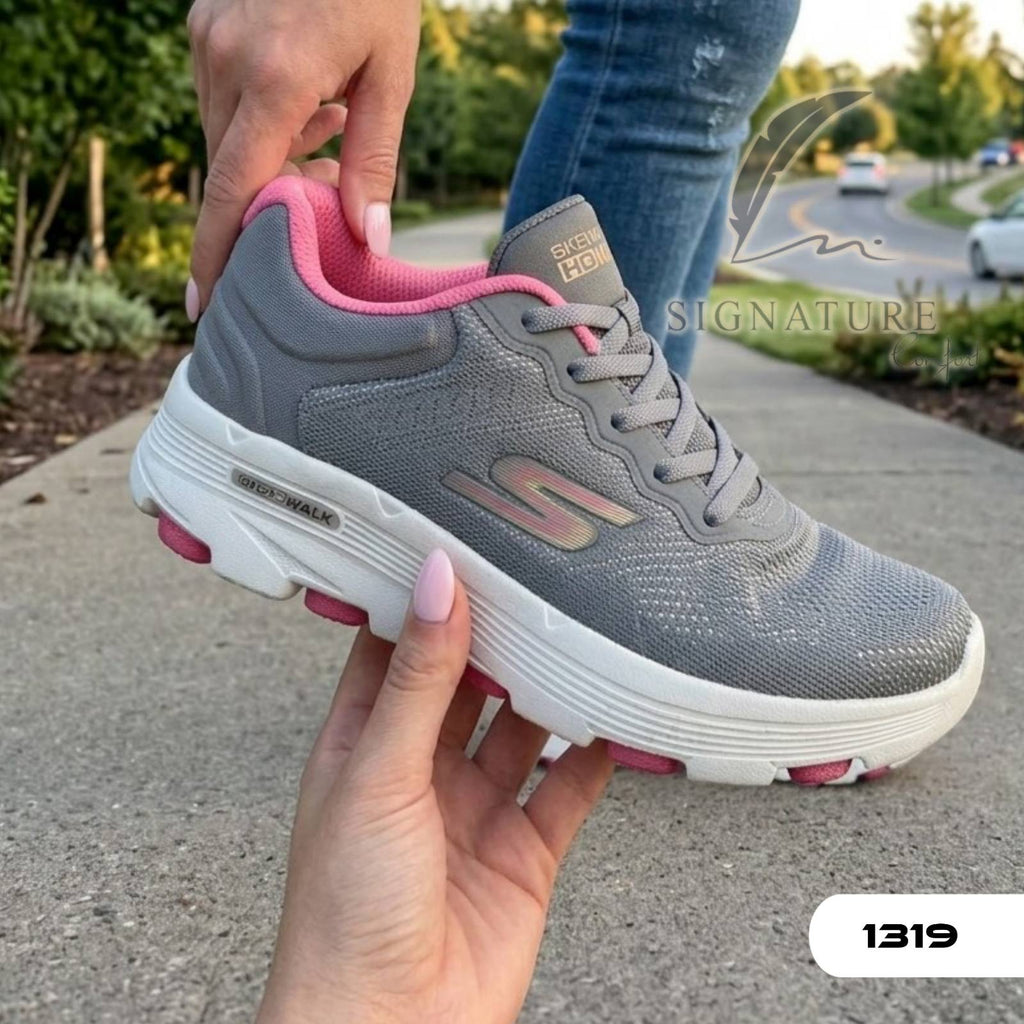 Basket Femme 1319 gris foncé
