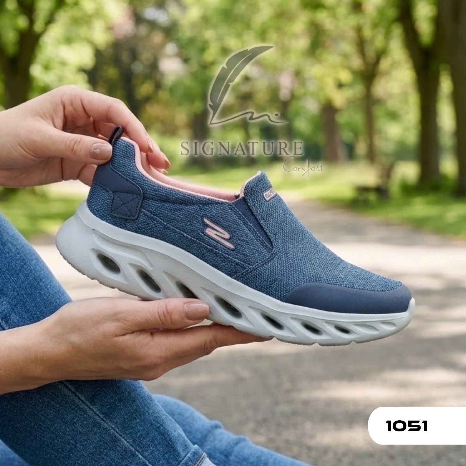 Basket femme 1051 bleu