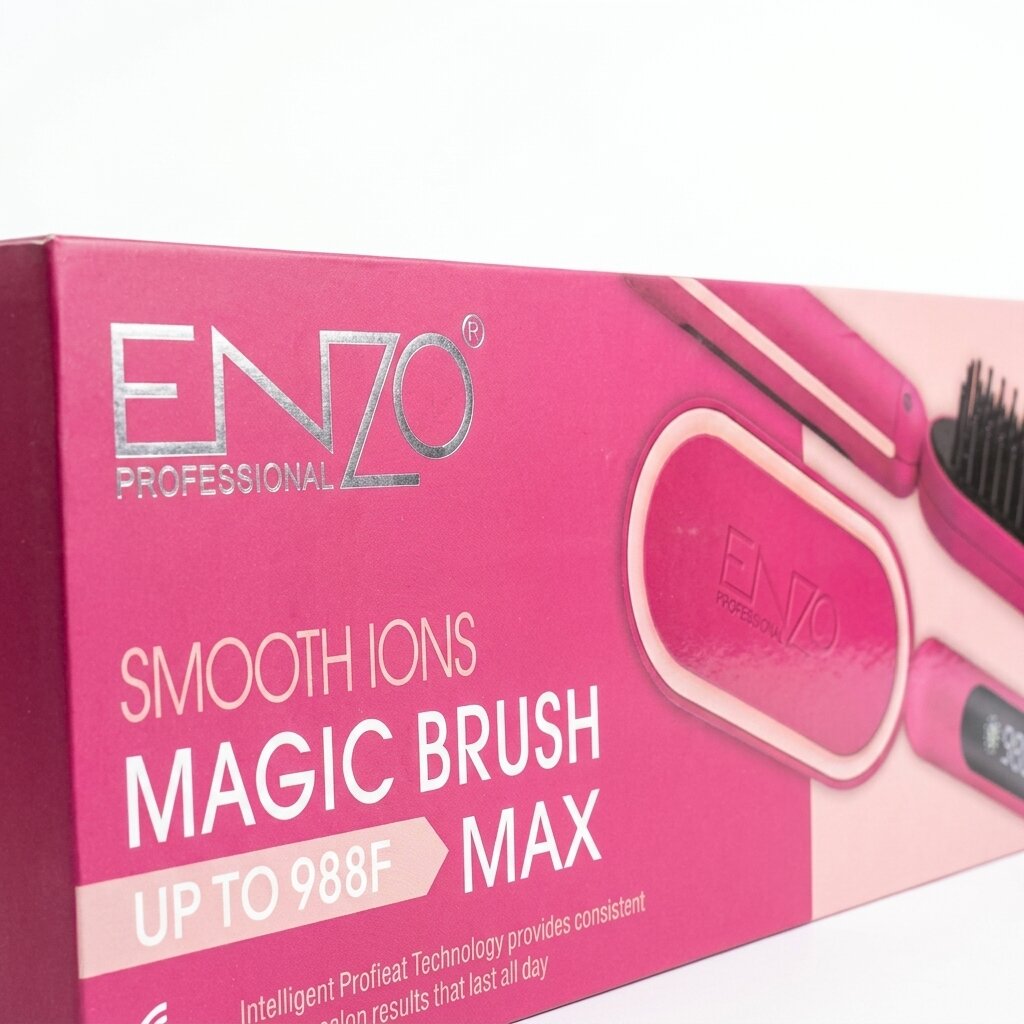 ENZO PROFESSIONAL Peigne Pour Cheveux Chauffante Lissante Pro 988F° - NO.4102BU - Image 4