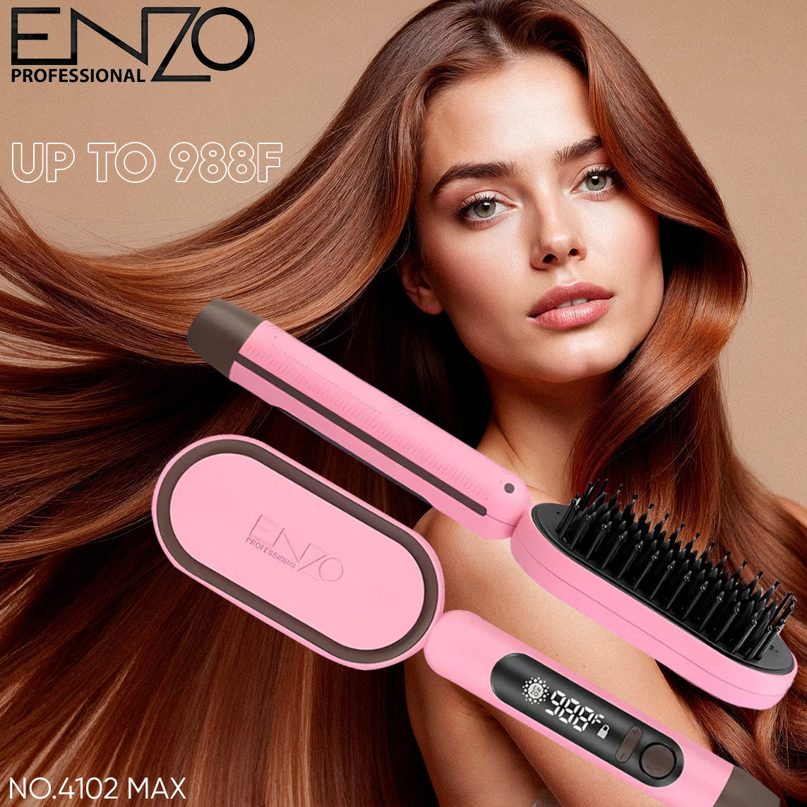 ENZO PROFESSIONAL Peigne Pour Cheveux - NO.4102R - Image 1