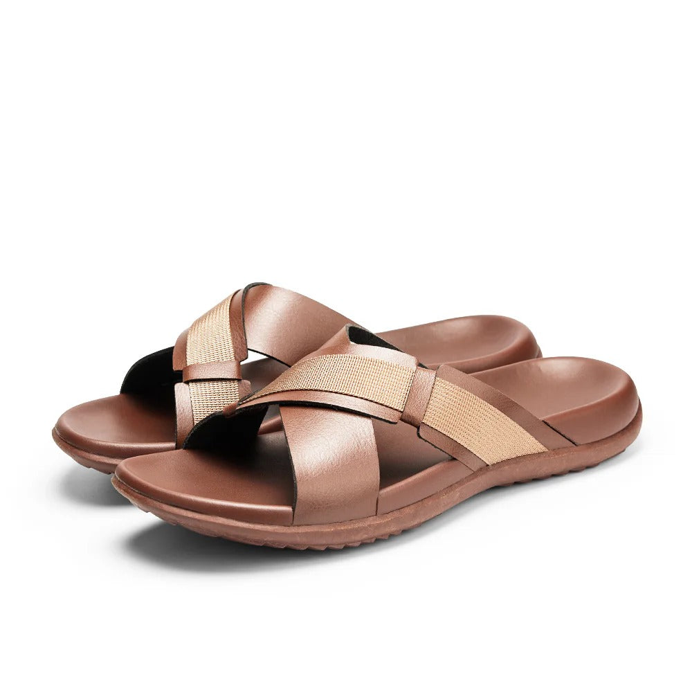 PUCA ROYAL SLIDER 02 BROWN. 11241