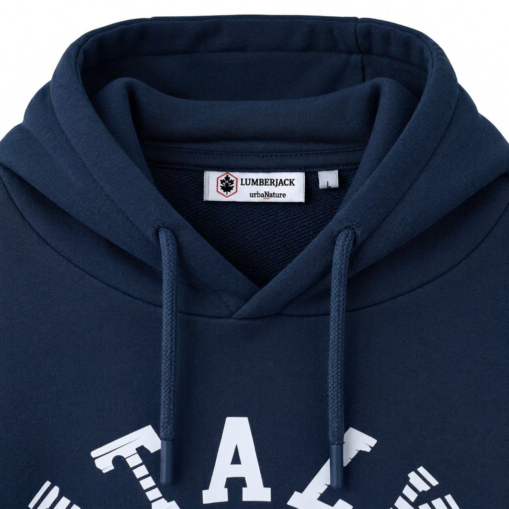 LUMBERJACK HOODIE - LBJ-00204-NVY - Image 4