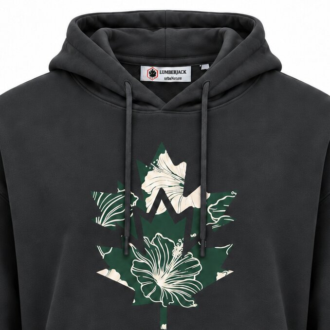 LUMBERJACK HOODIE - LBJ-00203-DGY - Image 2