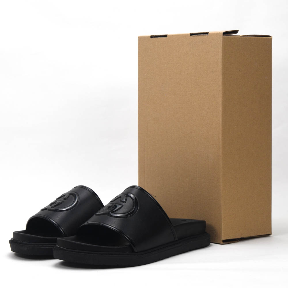 CLAQUETTES POUR HOMME G-01-NOIR