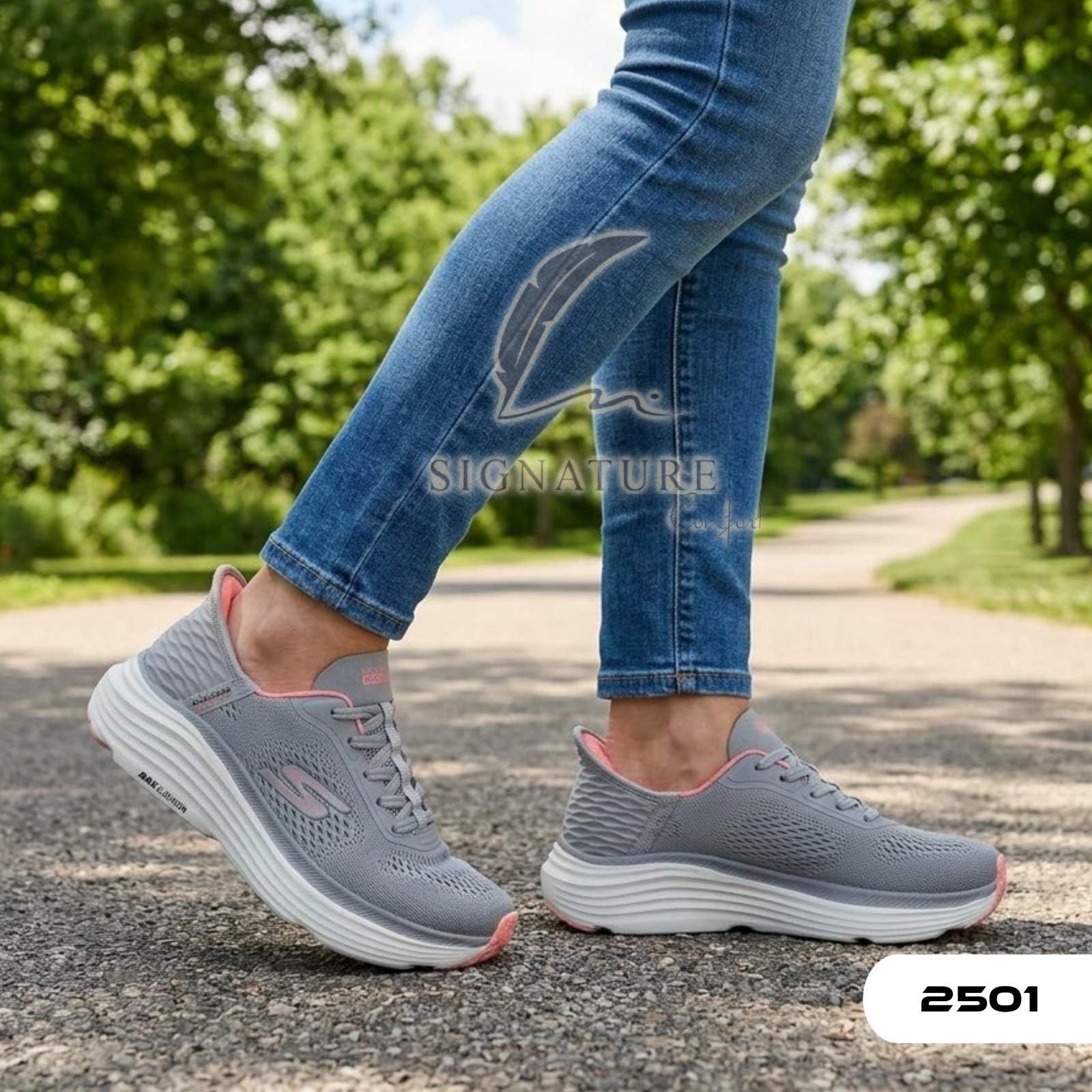 Basket femme 2501 gris claire
