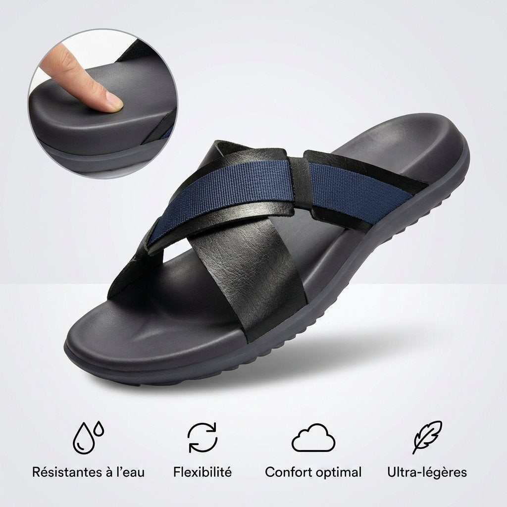 PUCA ROYAL SLIDER 02 BLACK BLUE. 11242