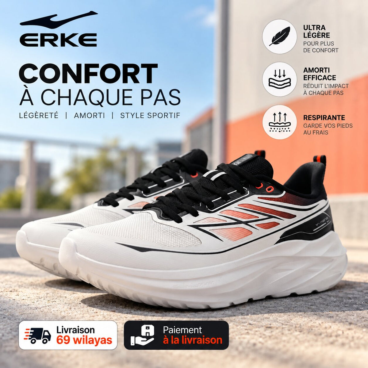 ERKE FOOTWEAR - 11126103311-101 - Image 1
