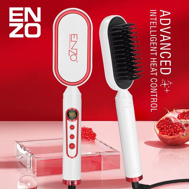 ENZO Professional EN-4201 Mini Hair Straightening Brush - EN-4201 - Image 4