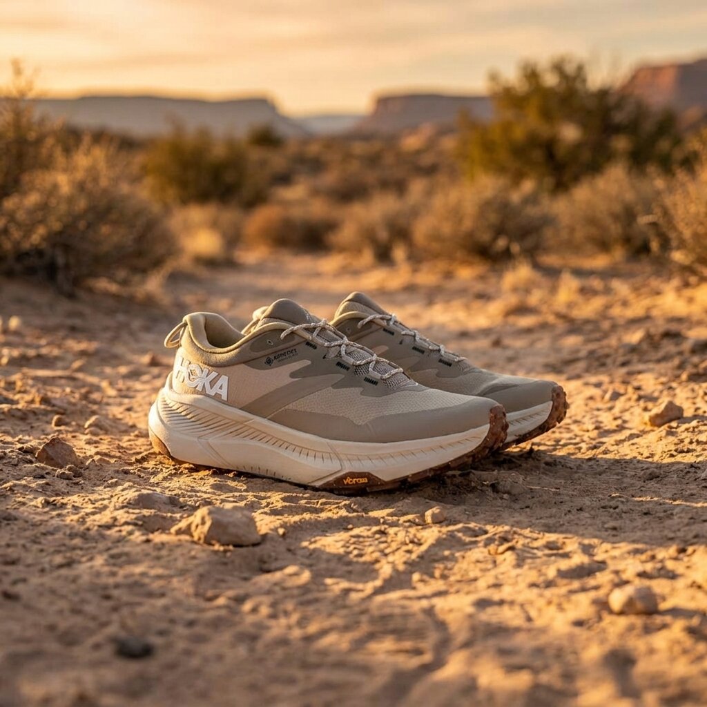 HOKA Transport GORE-TEX Dune Eggnog Sneakers - 1133958-DEGG - Image 2