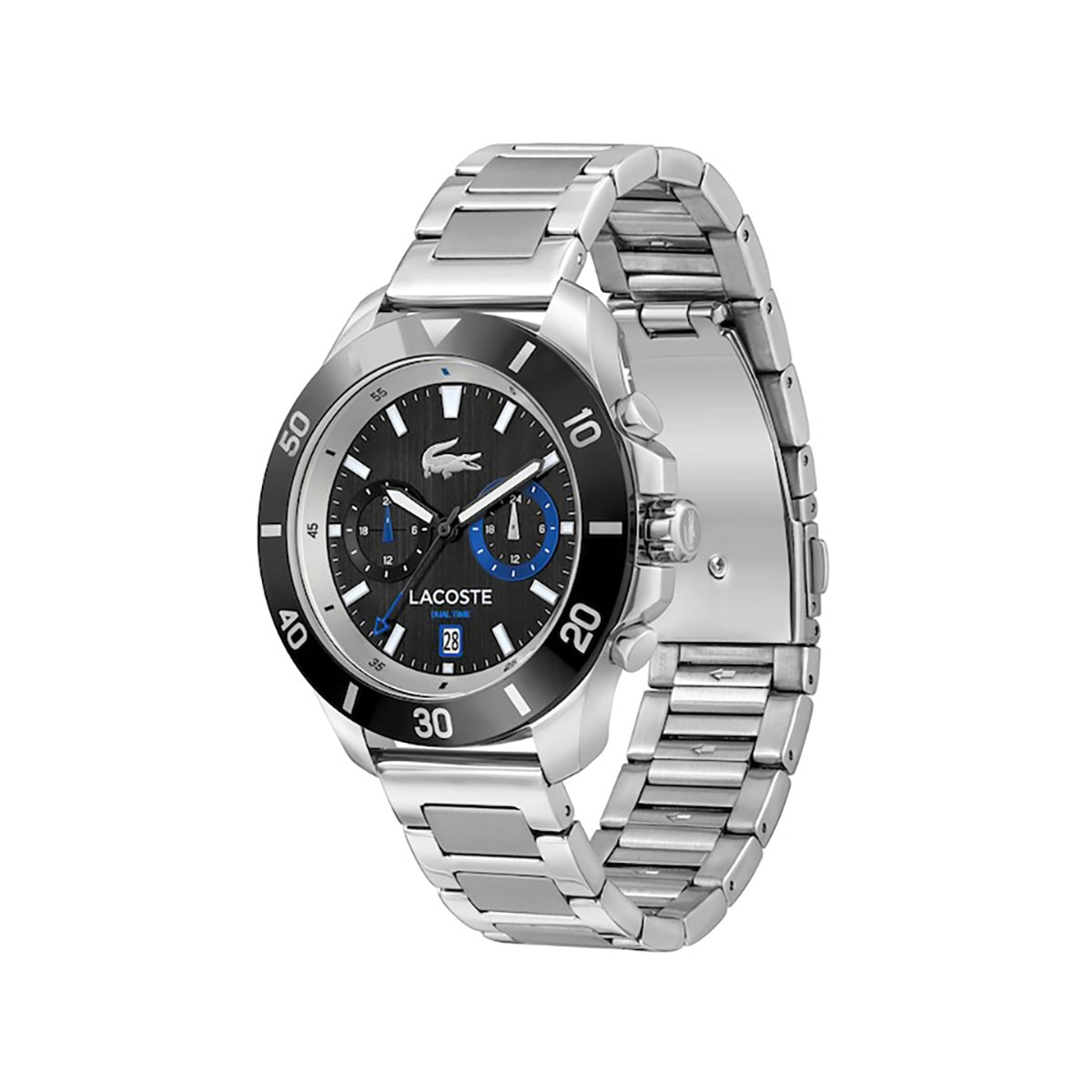 MONTRE Lacoste Stainless Steel Black Dial Multi-function Men\'s Watch - 2011342 - Image 5
