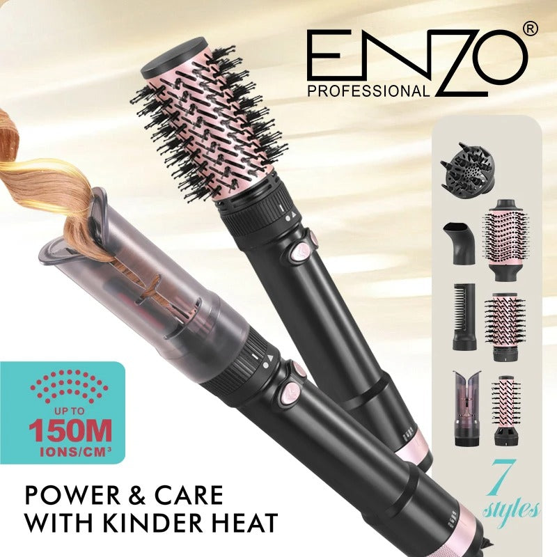 ENZO Professional Styler Multifonction 7 en 1 à Technologie Ionique (150M Ions/cm³) - EN-760 - Image 7