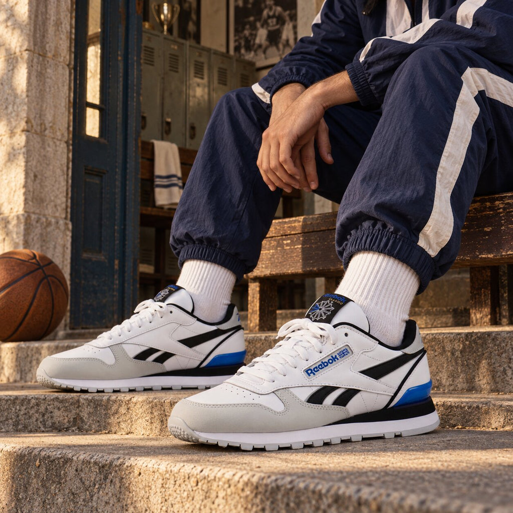 REEBOK CLASSIC LEATHER CLIP FTWWHT/PURGRY/VECB - 100074394 - Image 10