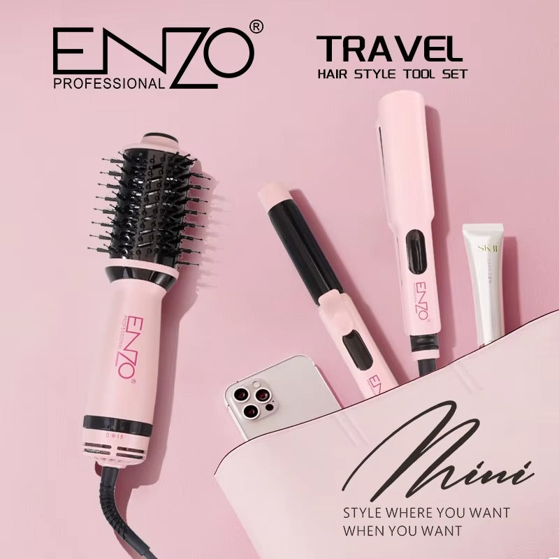 ENZO Professional EN-3316 3 Piece Travel Hair Style Tool Set - EN-3316 - Image 6