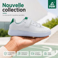 Peak Kids Casual Shoes White Green - EK3902B-X169 - Image 1