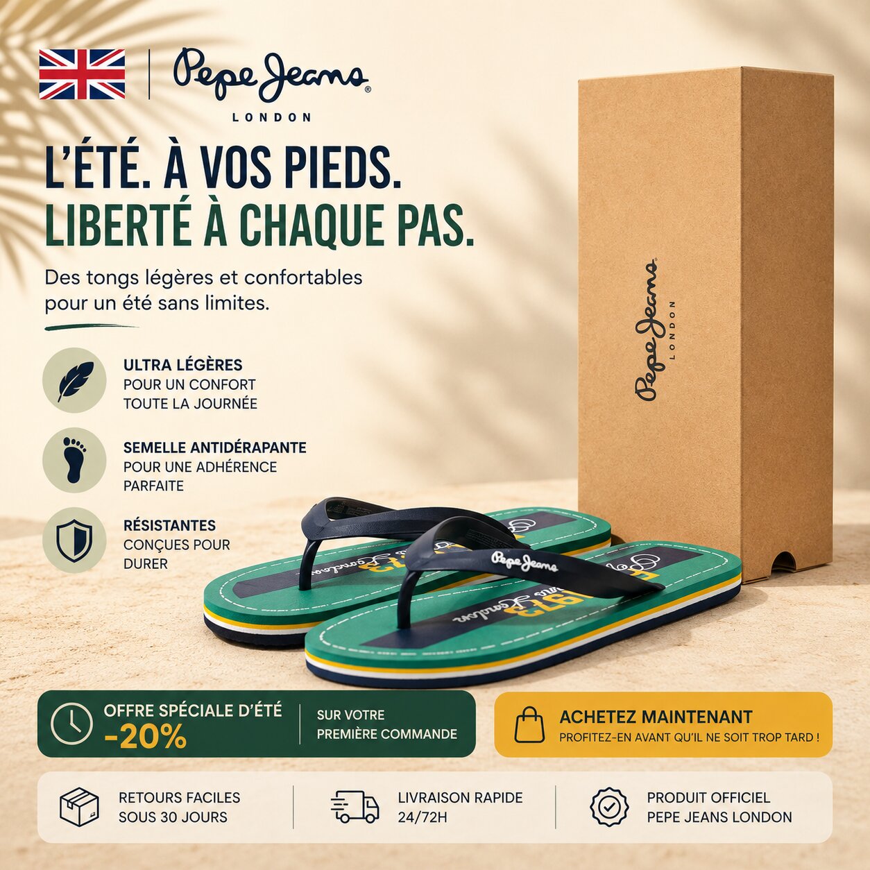 Pepe Jeans Whale Club Flip Flops - PMS70165-662 - Image 10