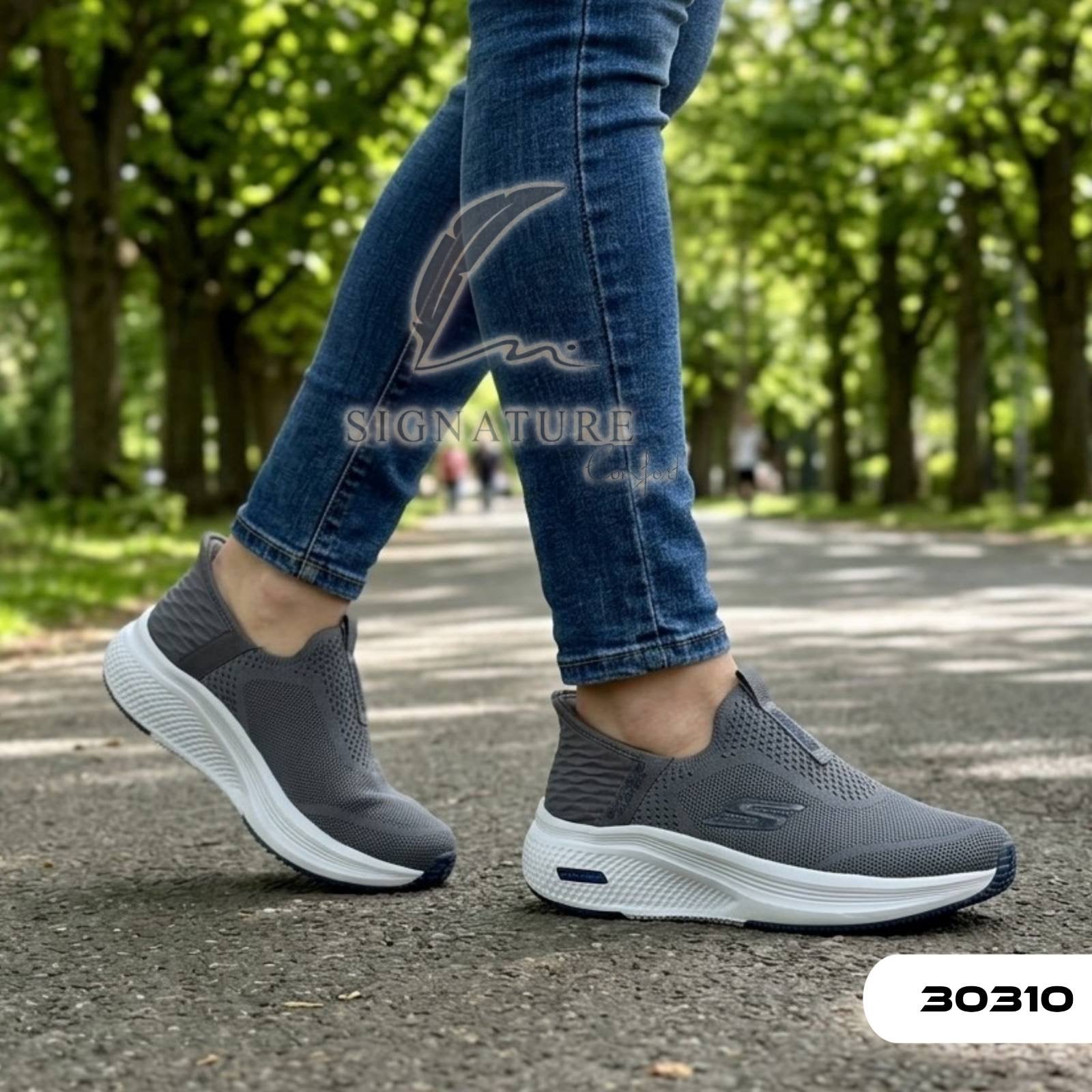 Basket femme 30313 gris foncé