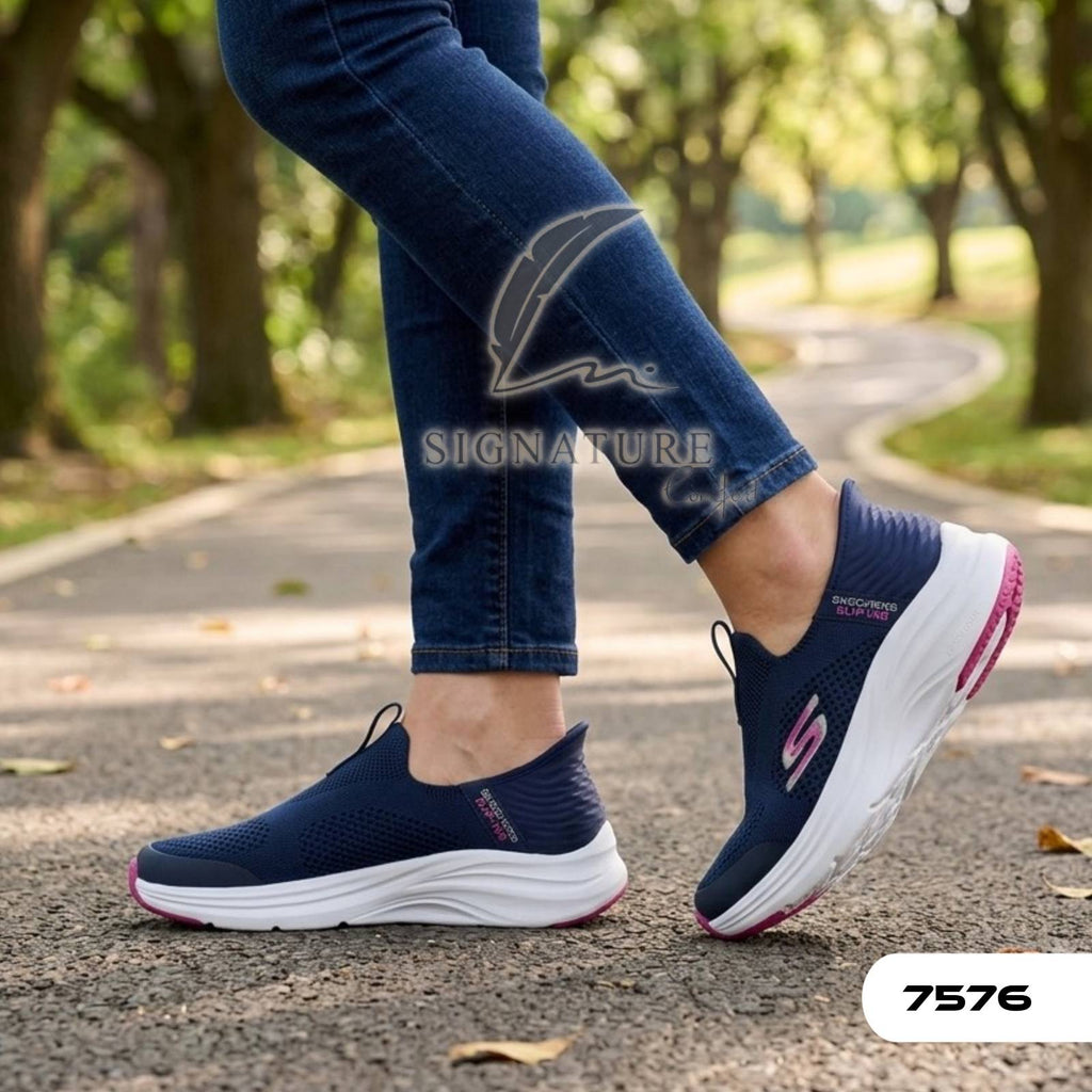 Basket femme 7675 bleu