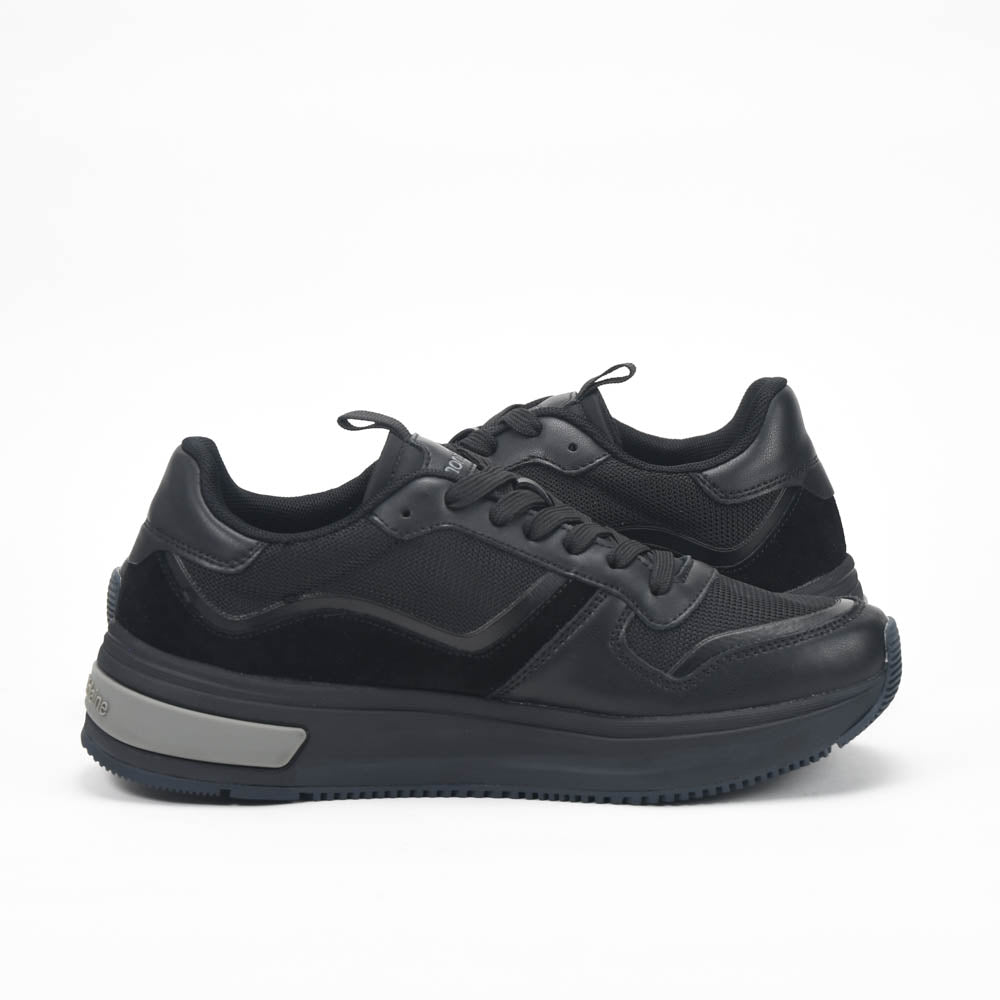 Harmont And Blaine Suede And Fabric Sneakers. EFM252.050.A40.A4