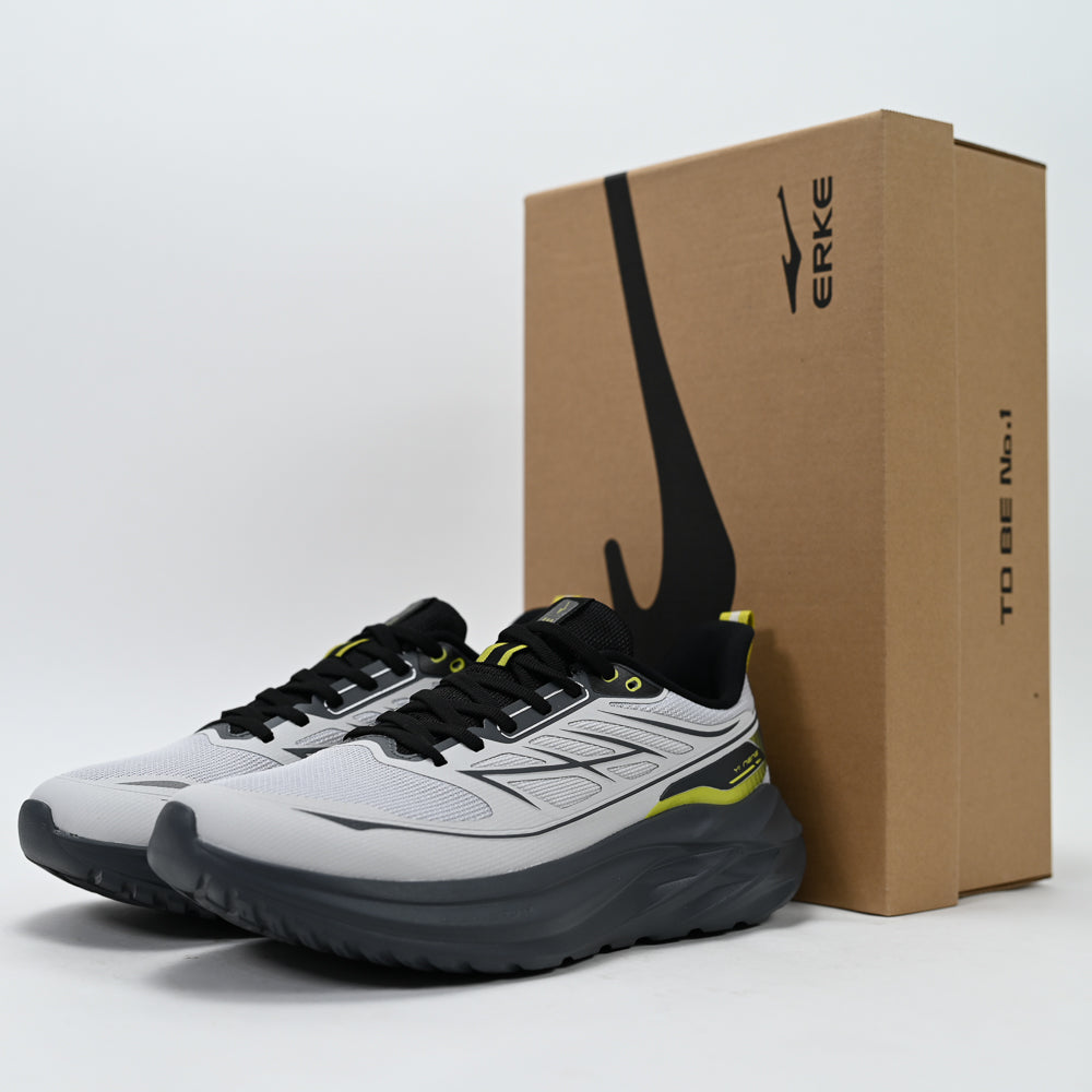 ERKE Men's Running Shoes, Grey/Charcoal - 11126103311-102 - Image 2