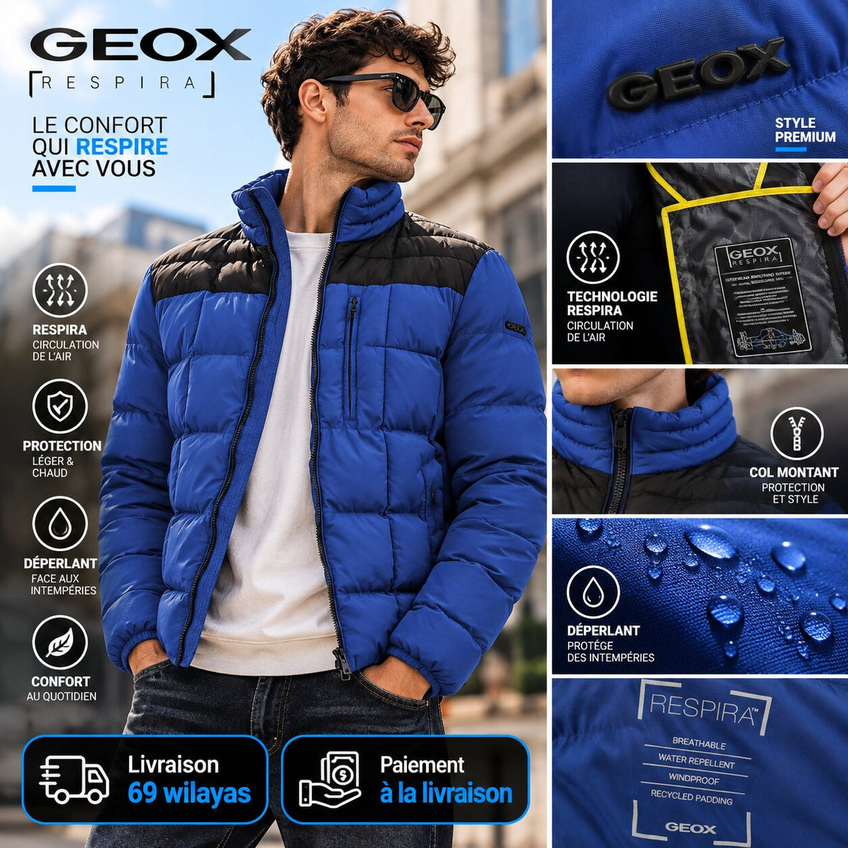 GEOX – Veste Homme - M3628DT2965-F1729 - Image 1