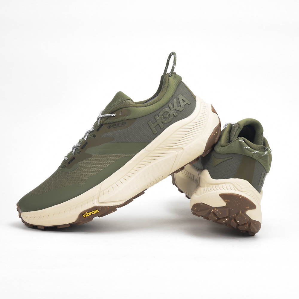 HOKA Transport GORE-TEX Slate Oat Milk Sneakers - 1133957-STTM - Image 12