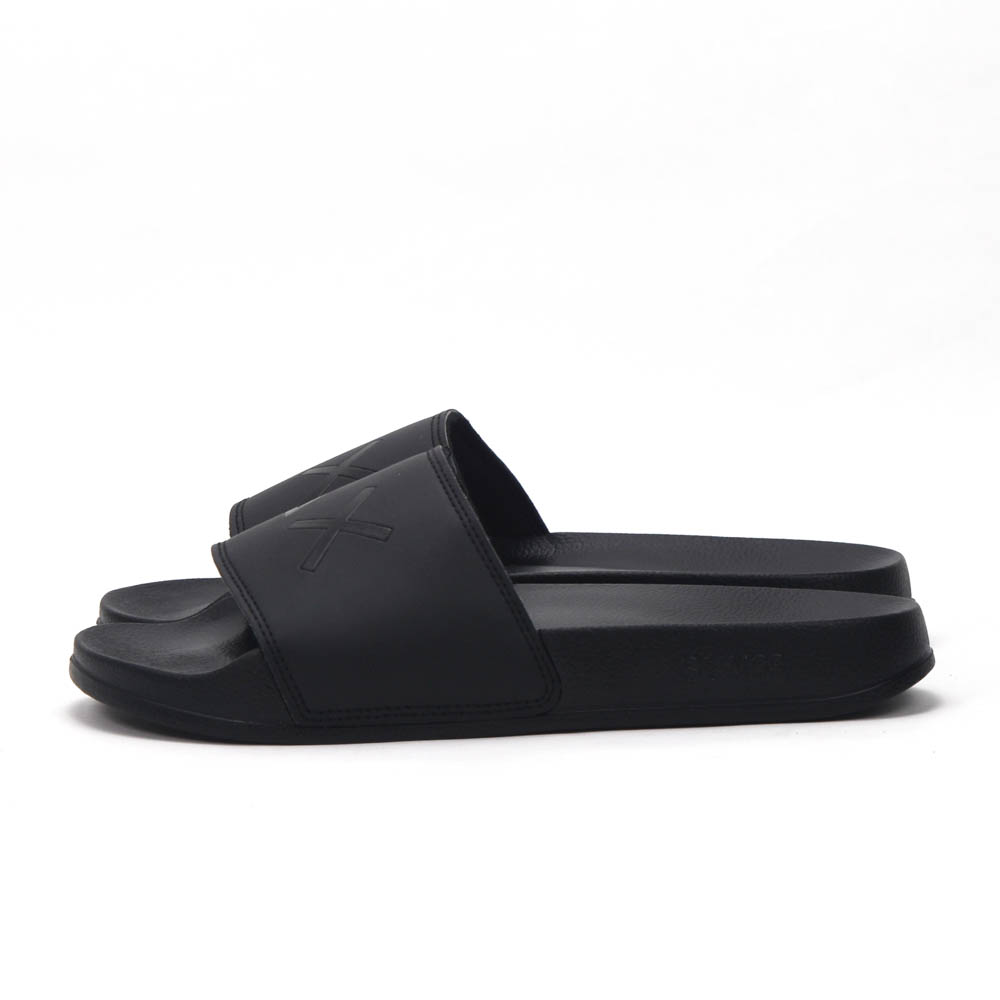SUN68 Logo Black Slippers X36110-11