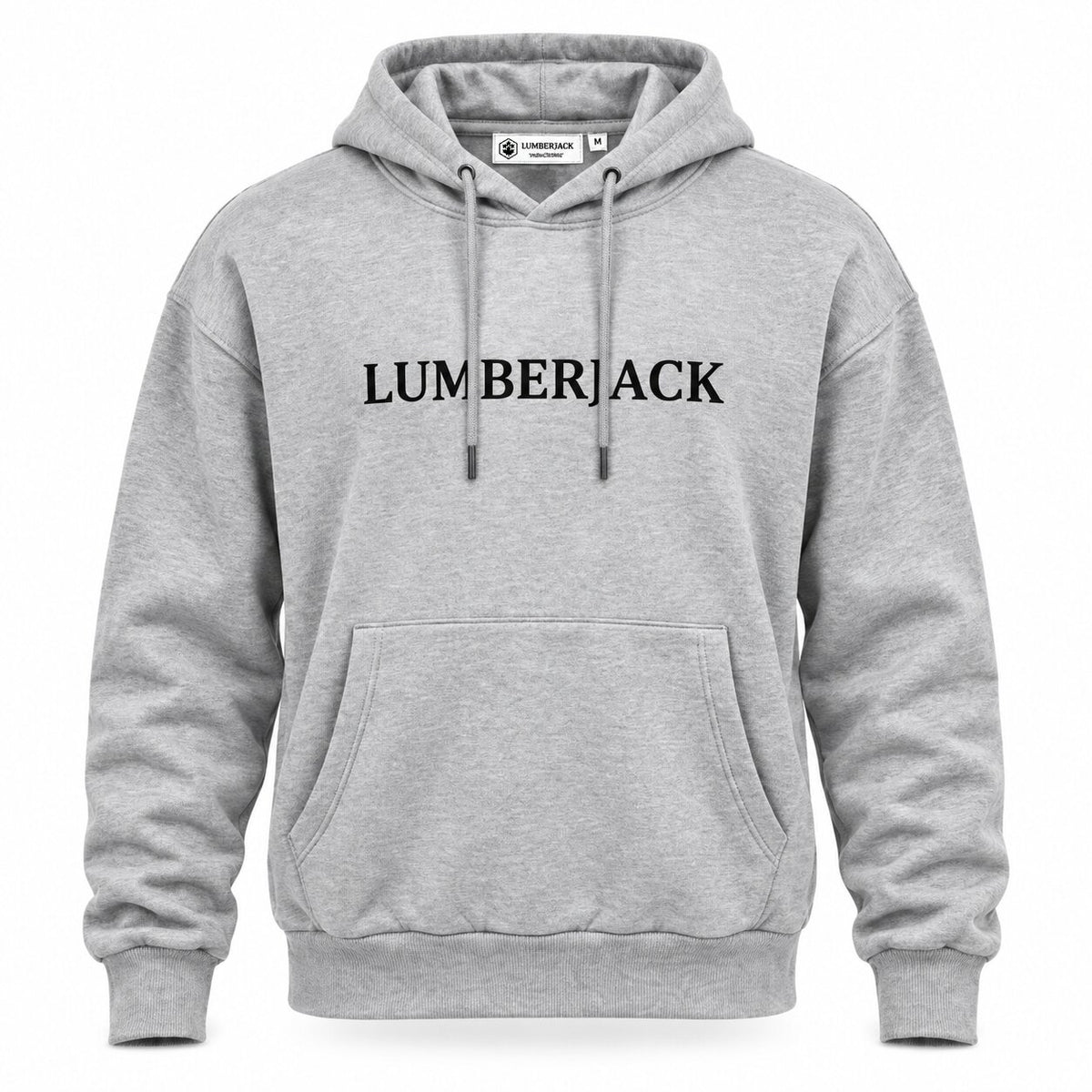 LUMBERJACK HOODIE - LBJ-00202-GRY - Image 3