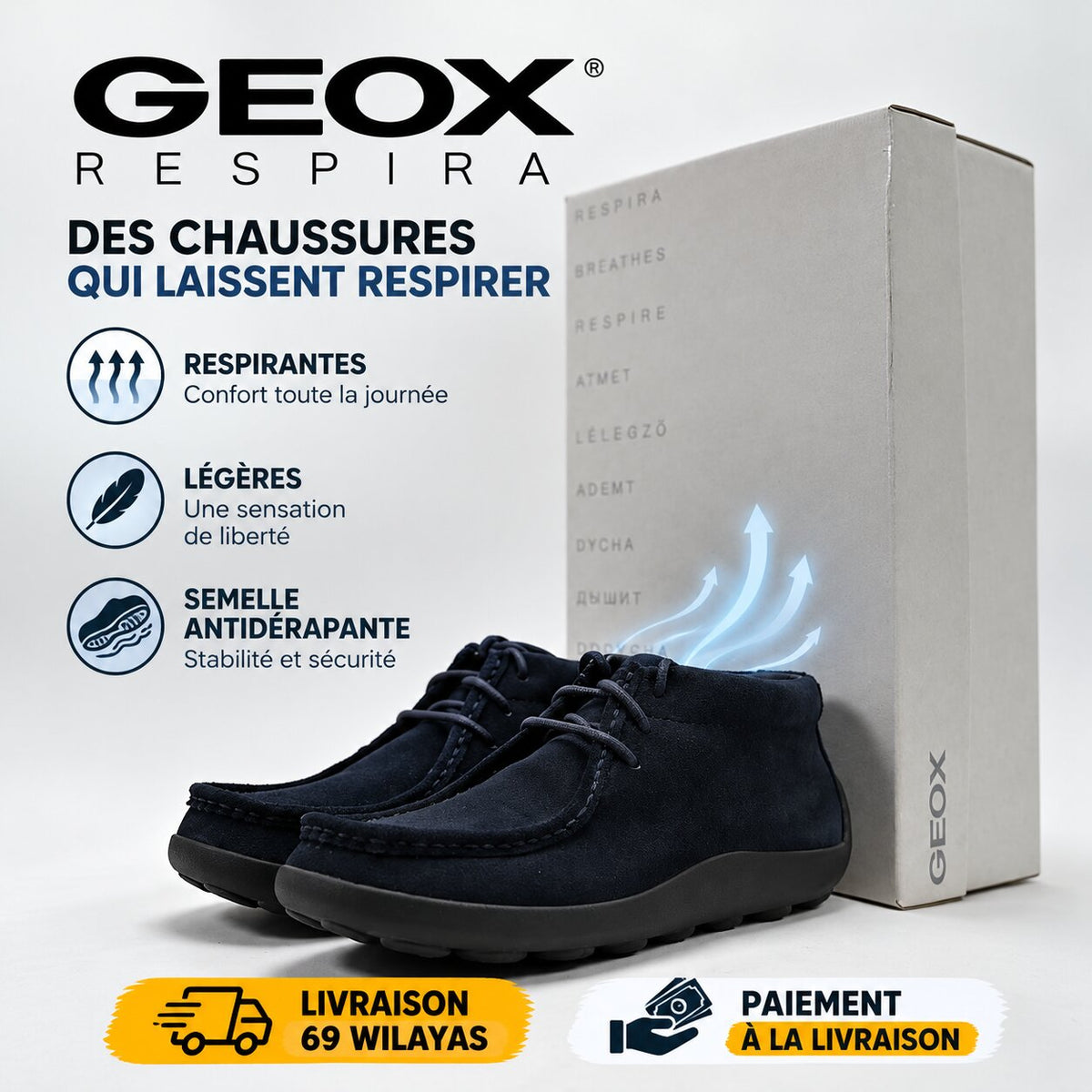 GEOX U SPHERICA EC14-B-SUEDE - U46HLB00022-C4002 - Image 1