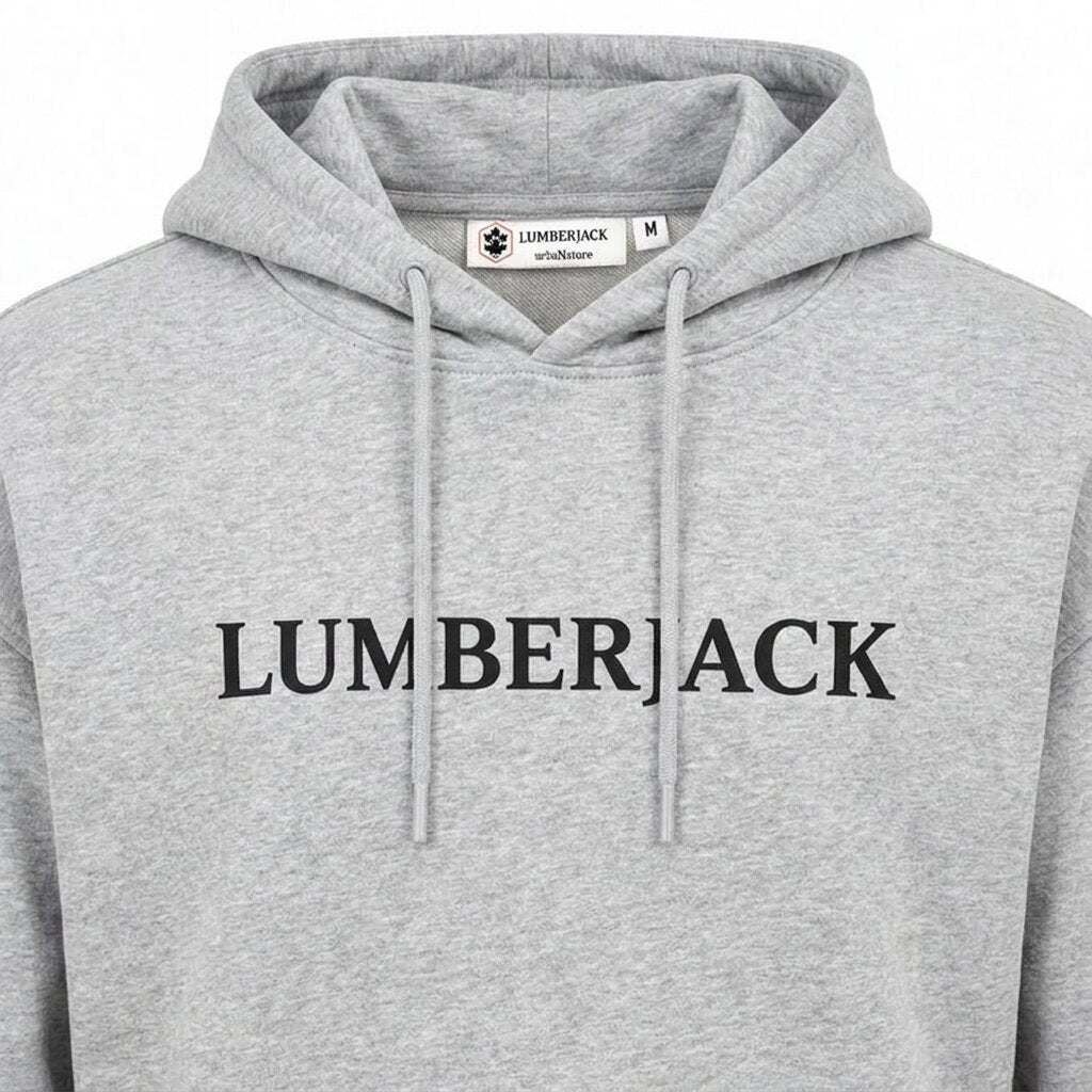 LUMBERJACK HOODIE - LBJ-00202-GRY - Image 4