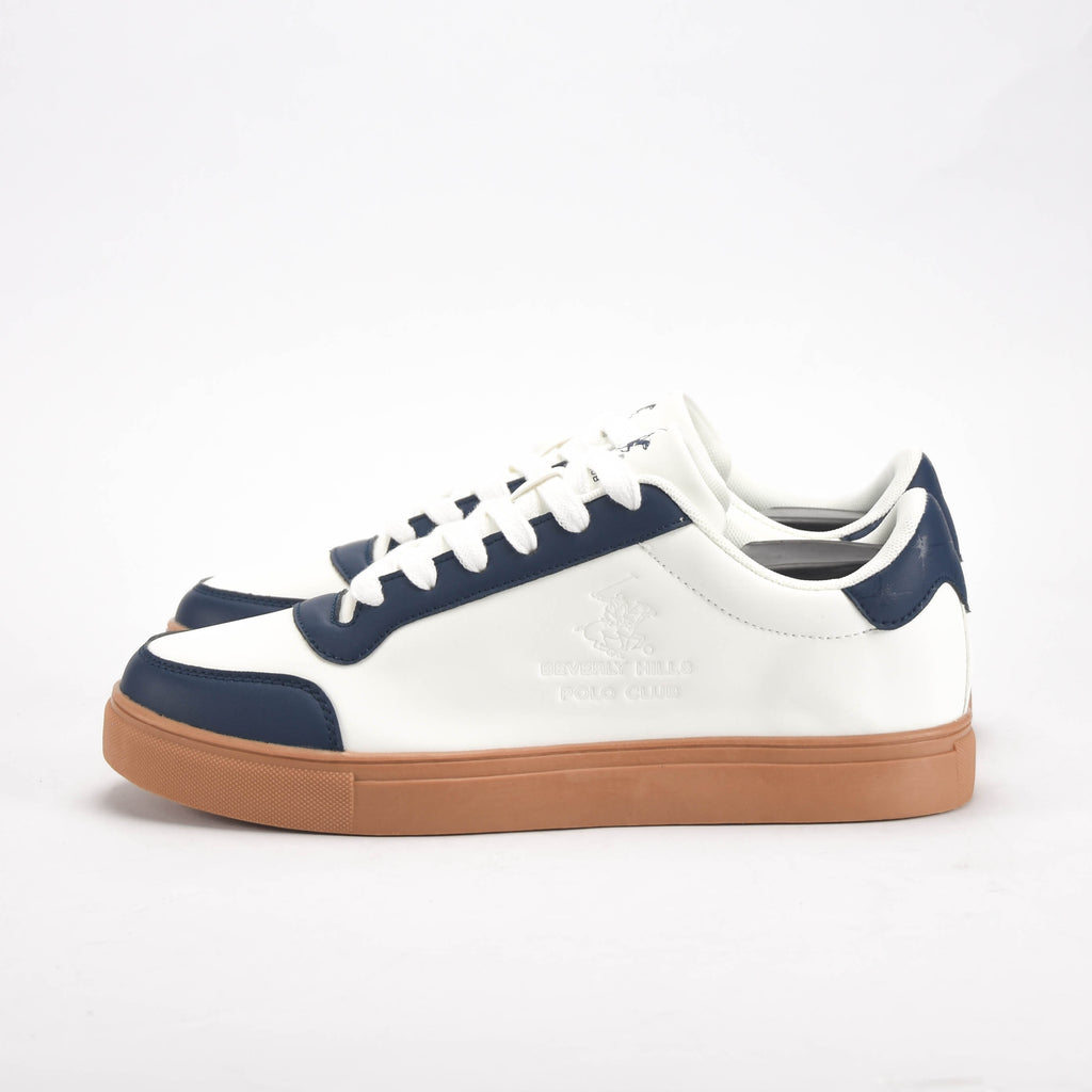 POLO BASKETS POUR HOMME - BPLR23-105-WHT-NAV - Image 2