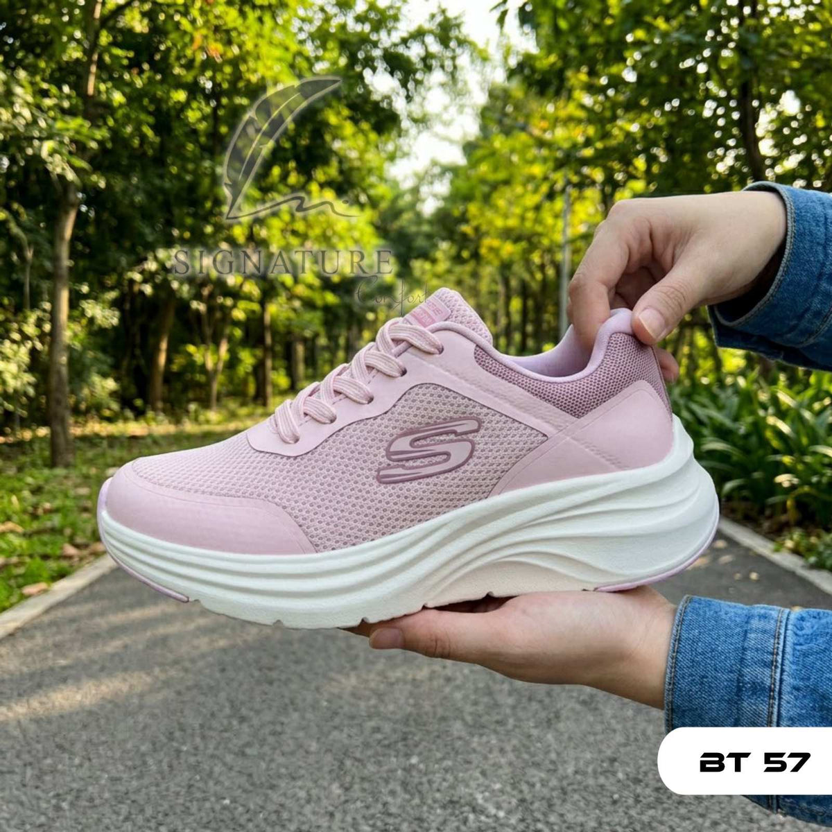 Basket femme bt57 rose