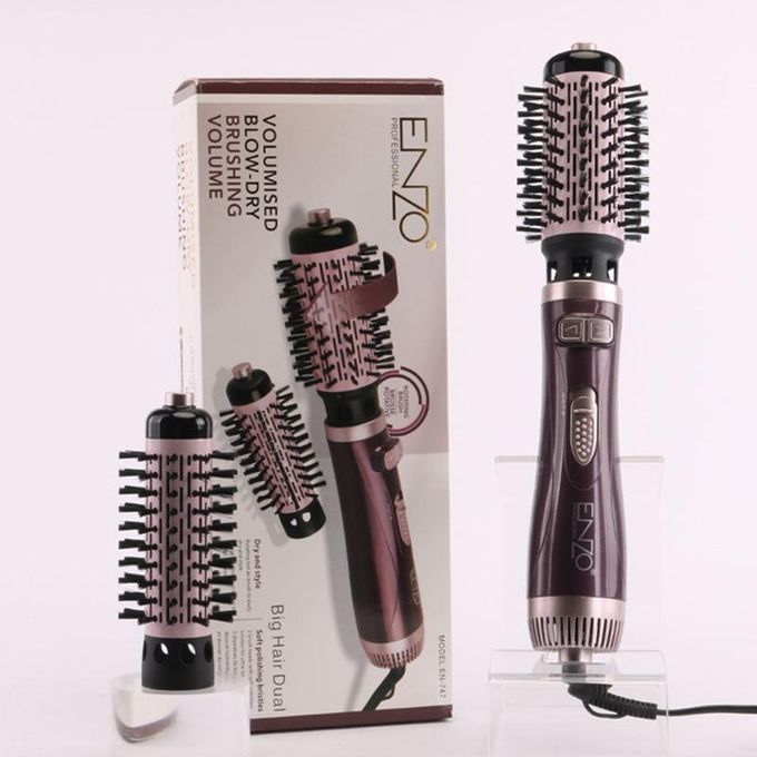 ENZO PROFESSIONAL Brosse chauffante Lissante Rotative 2IN1 En Brushing Volume Céramique - EN-747 - Image 6