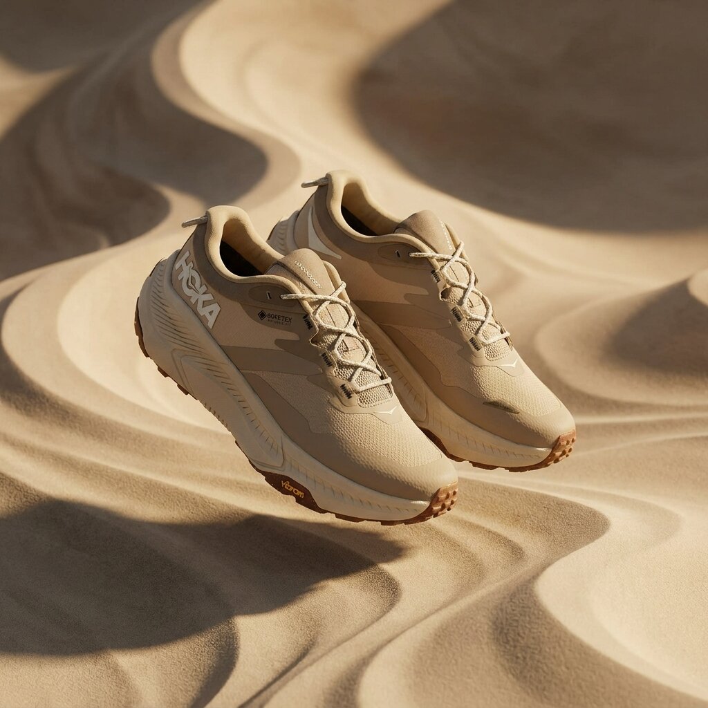 HOKA Transport GORE-TEX Dune Eggnog Sneakers - 1133958-DEGG - Image 18