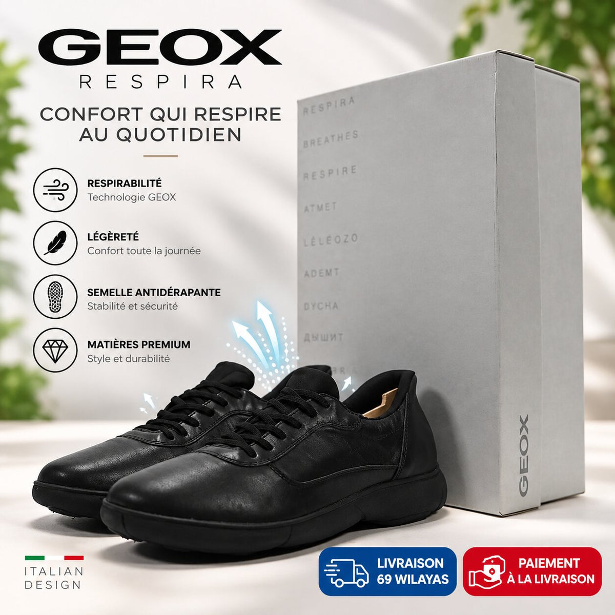 GEOX - FOOTWEAR - U36G6B00085-C9999 - Image 1