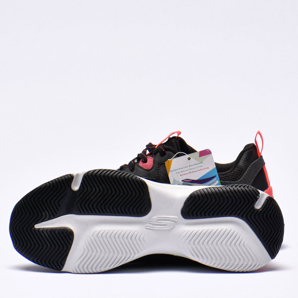SKECHERS ENERGY RACER-EMBRACE HER BLACK/CORAL - 149370/BKCL - Image 4