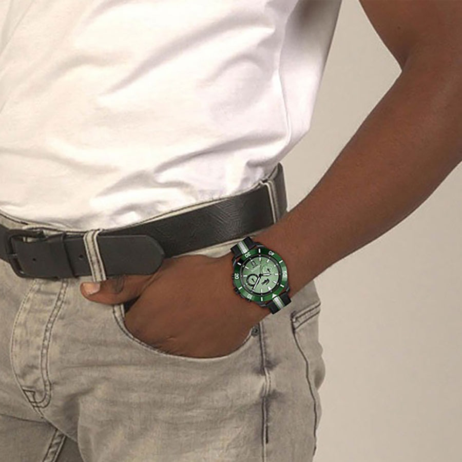 MONTRES Lacoste Toronga Dual Time Date Noir / Vert - 2011341 - Image 4