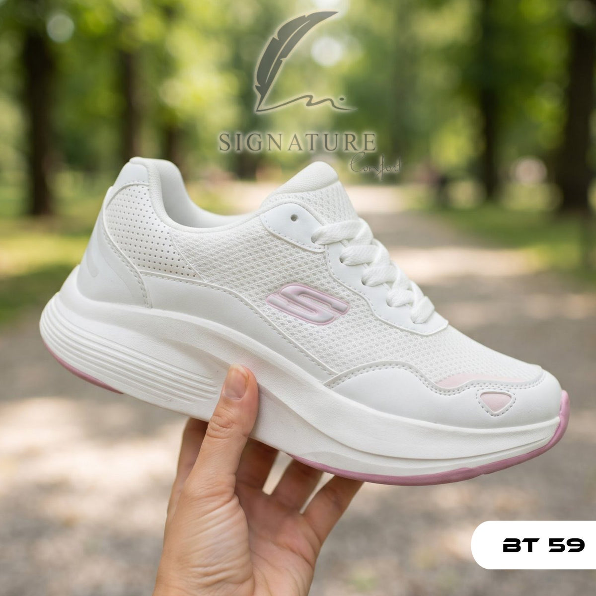 Basket femme bt59 blanche