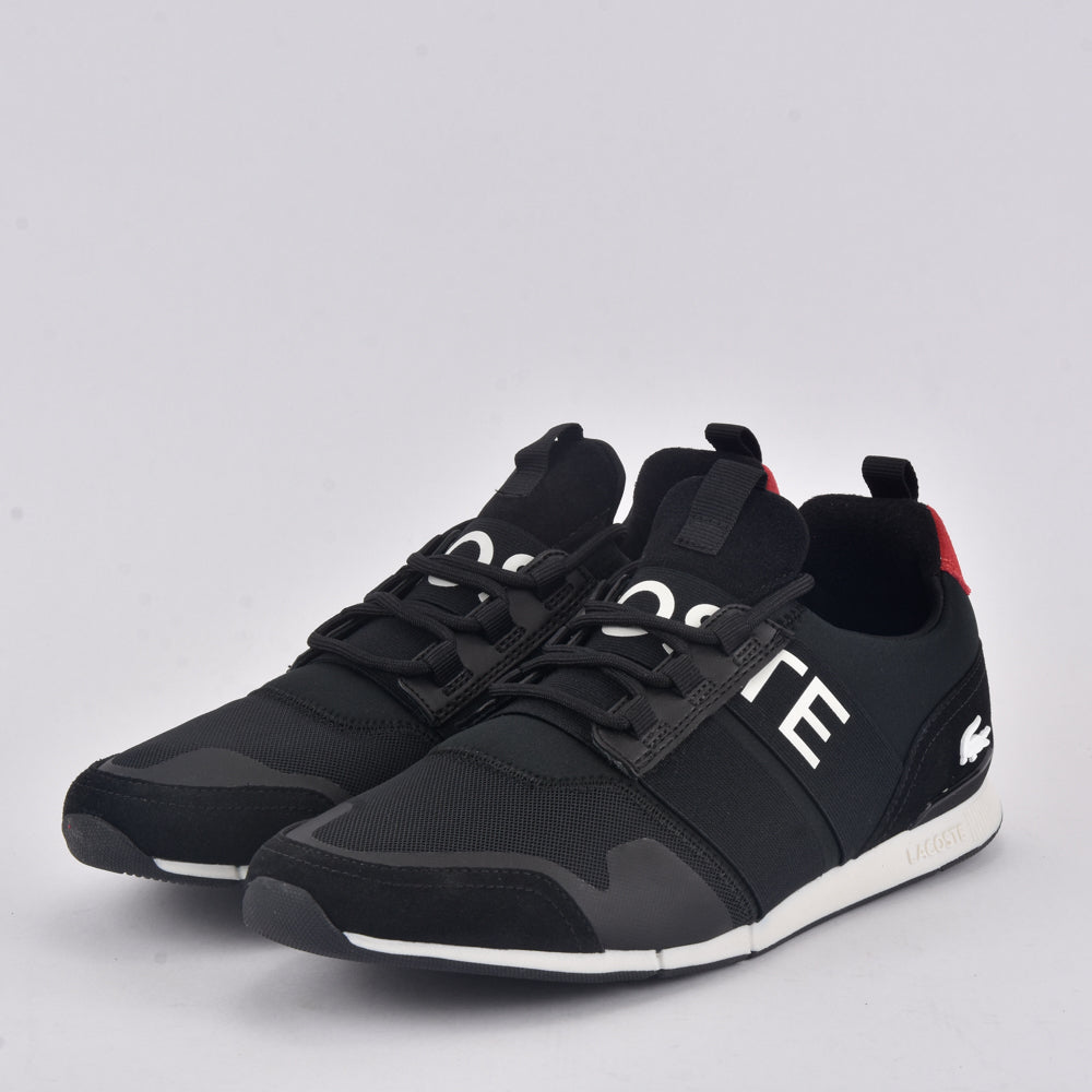 LACOSTE MANEVRA ELITE 0120 1 CMA BLK/RED TEXTILE - 40CMA00041B5 - Image 7