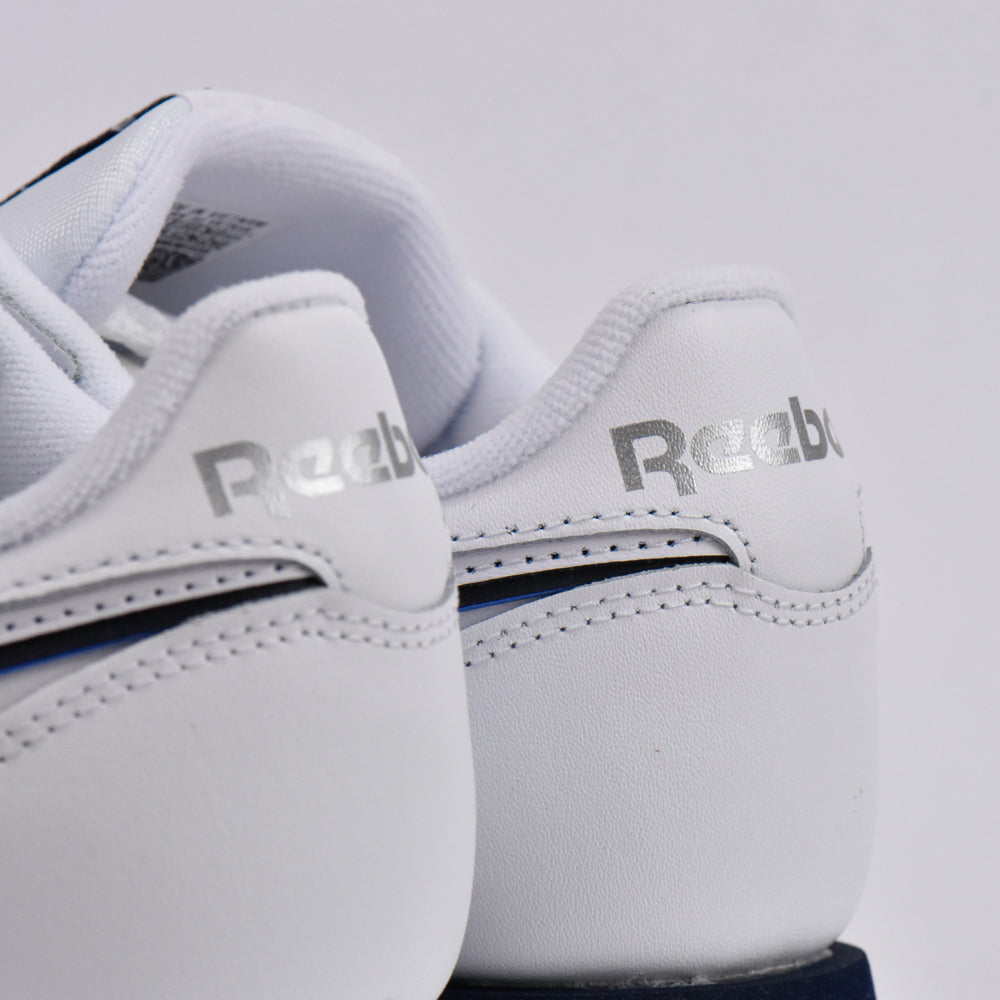 REEBOK CLASSIC LEATHER WHITE/WHITE/NAVY - 100201123 - Image 2