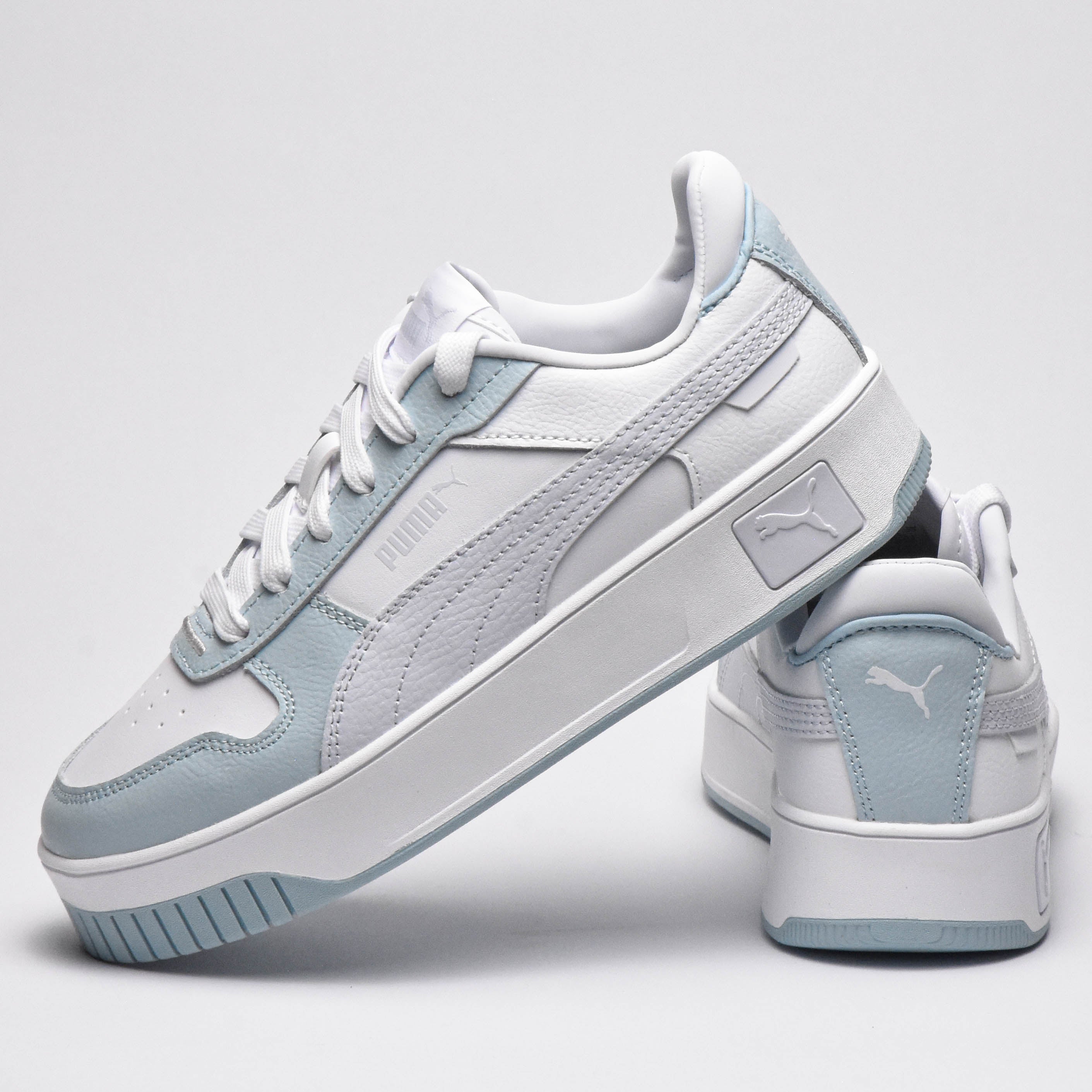 PUMA CARINA STREET JR WHITE SILVER MIST - 393846-07 - Image 6