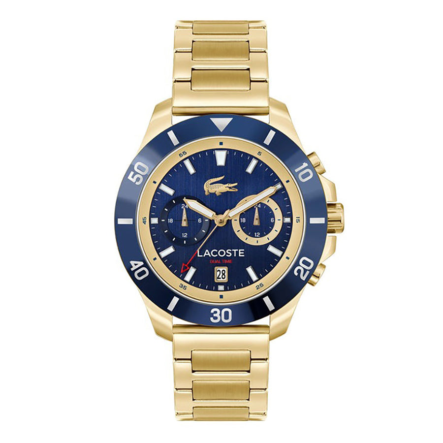 MONTRE Lacoste Gold Steel Navy Dial Multi-function Men\'s Watch - 2011343 - Image 1
