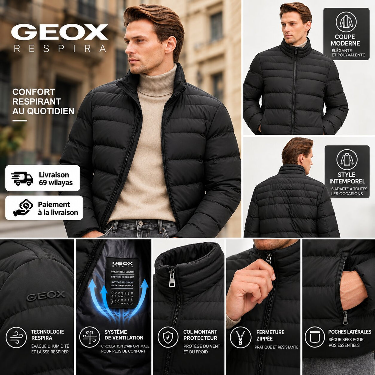 Veste GEOX HOMME - M4628DT3144-F9000 - Image 1