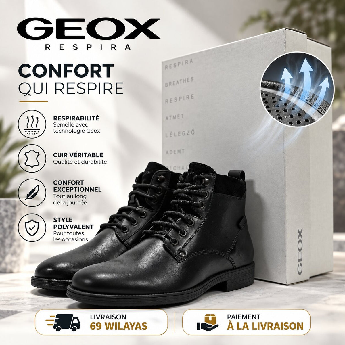 GEOX - FOOTWEAR - U04Y7E0003C-C9999 - Image 1