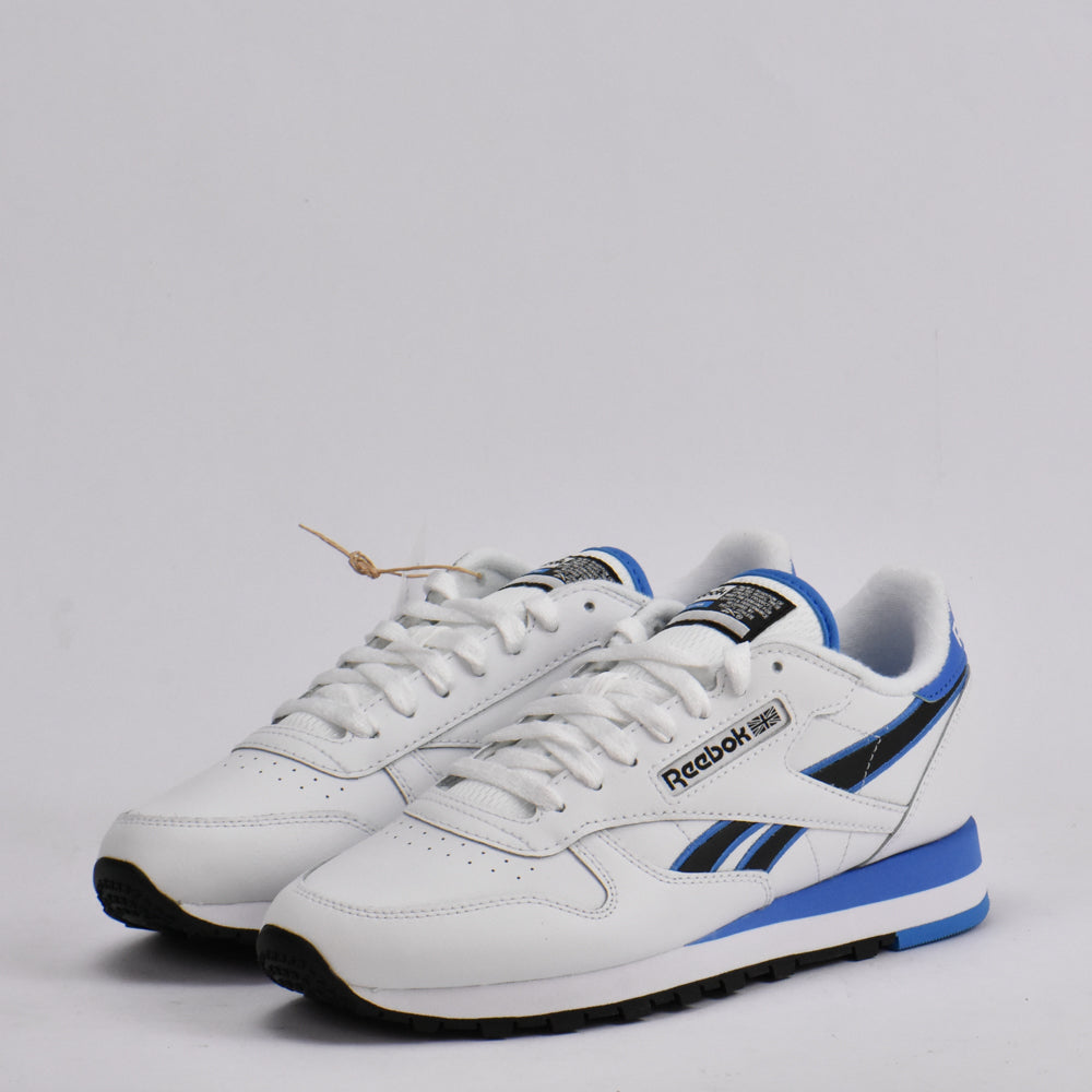 REEBOK CLASSIC LEATHER WHITE/BLUE/BLACK - 100201078 - Image 11